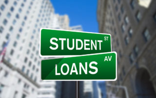 Student Loans street sign
